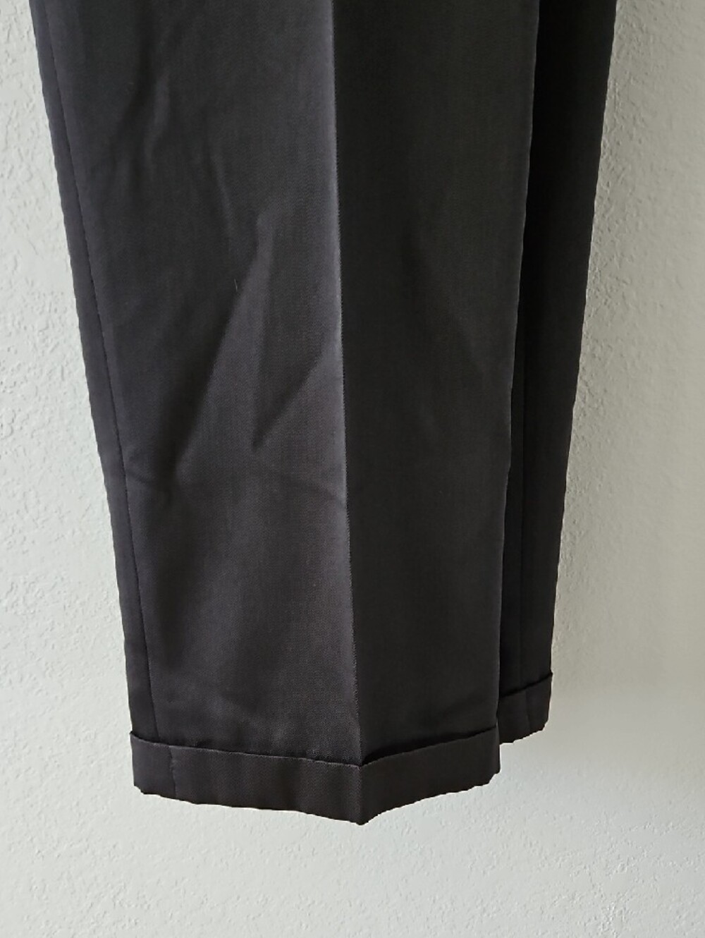 Stafford Black Men's Dress Pants - Straight Leg 42x30 Endurance Trouser - Picture 2 of 7